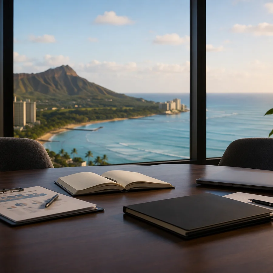 A refined professional strategy workspace